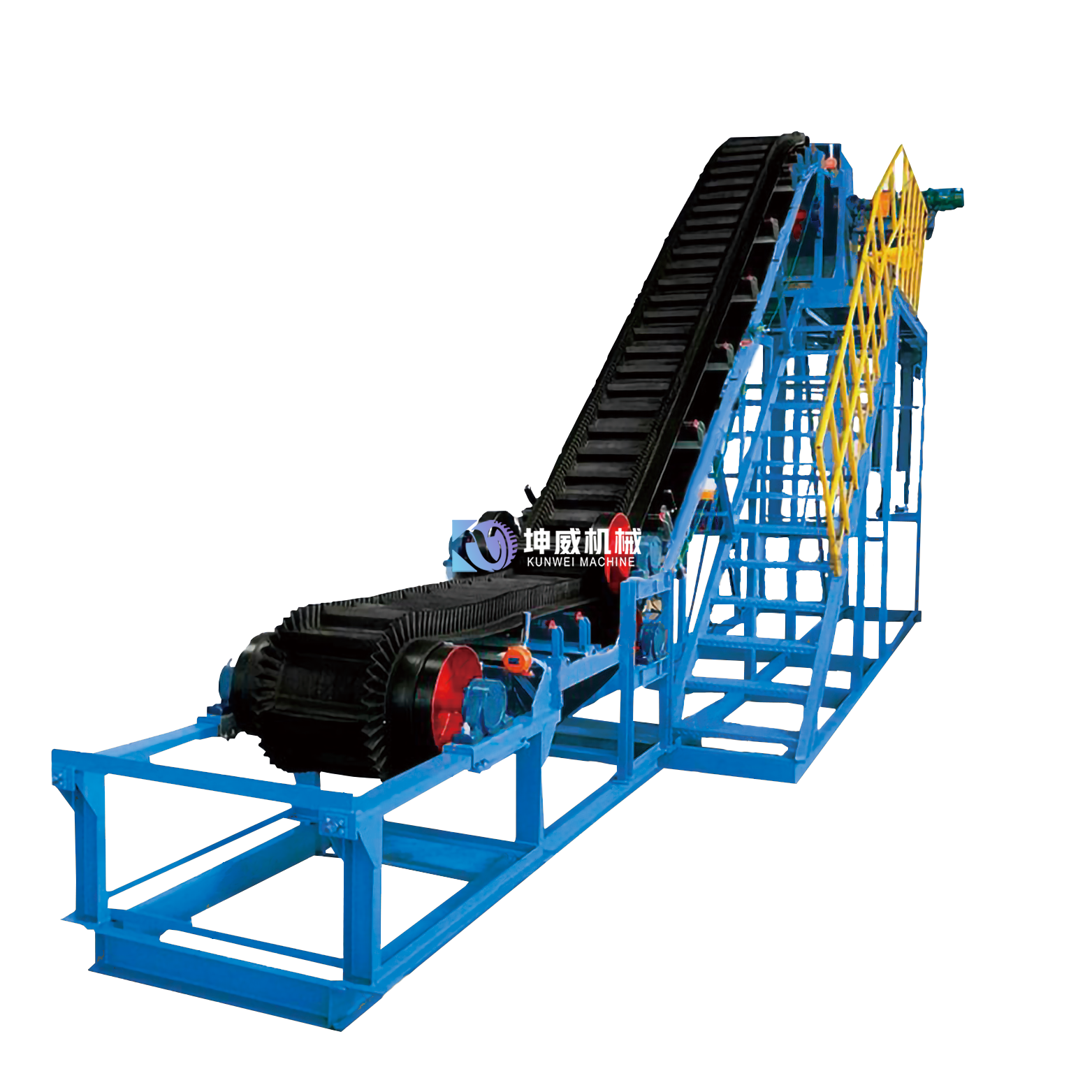坤威機械DJ大傾角皮帶輸送機